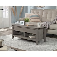 Farmhouse Lift-Top Coffee Table with Lower Shelf Storage