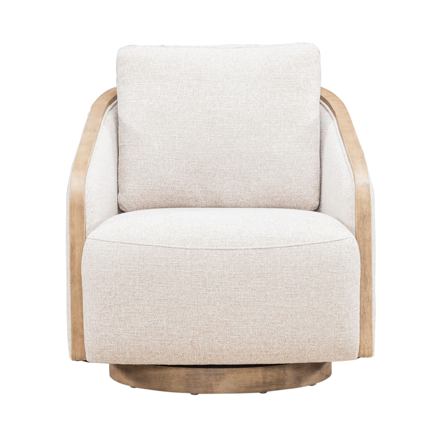 Upholstered Swivel Accent Chair