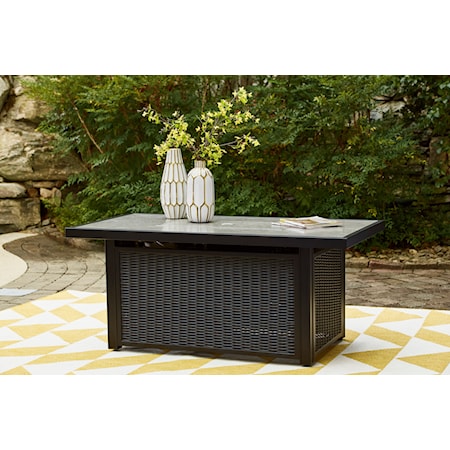 Rectangular Fire Pit Table