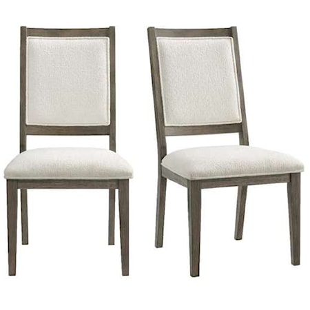 Contemporary Square Back Dining Chair