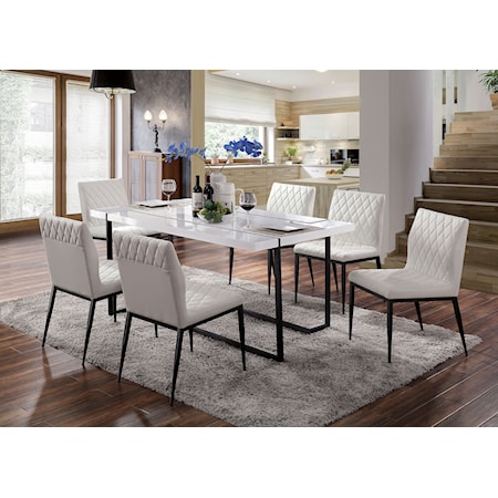 7 Pc. Dining Table Set