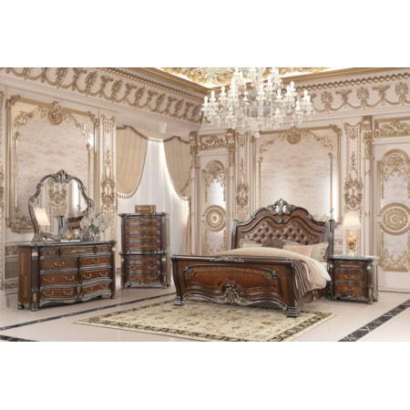 Queen Sleigh Bed