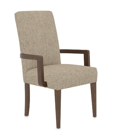 Transitional Upholstered Arm Chair