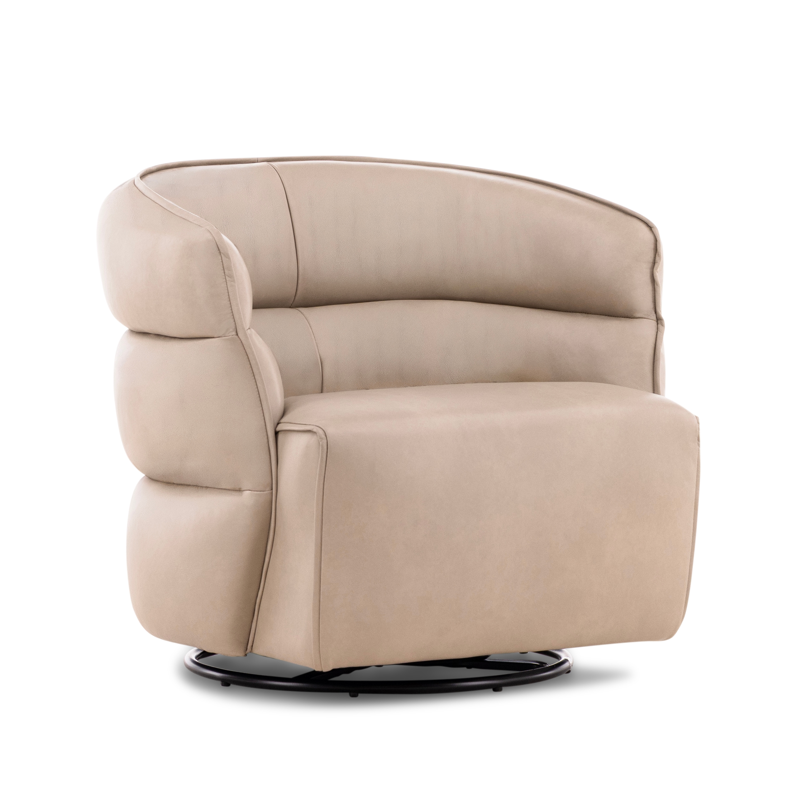 100 % Genuine Leather Swivel Chair