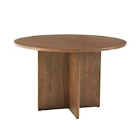 Transitional 60" Round Dining Table