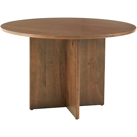 Rustic 60" Round Dining Table