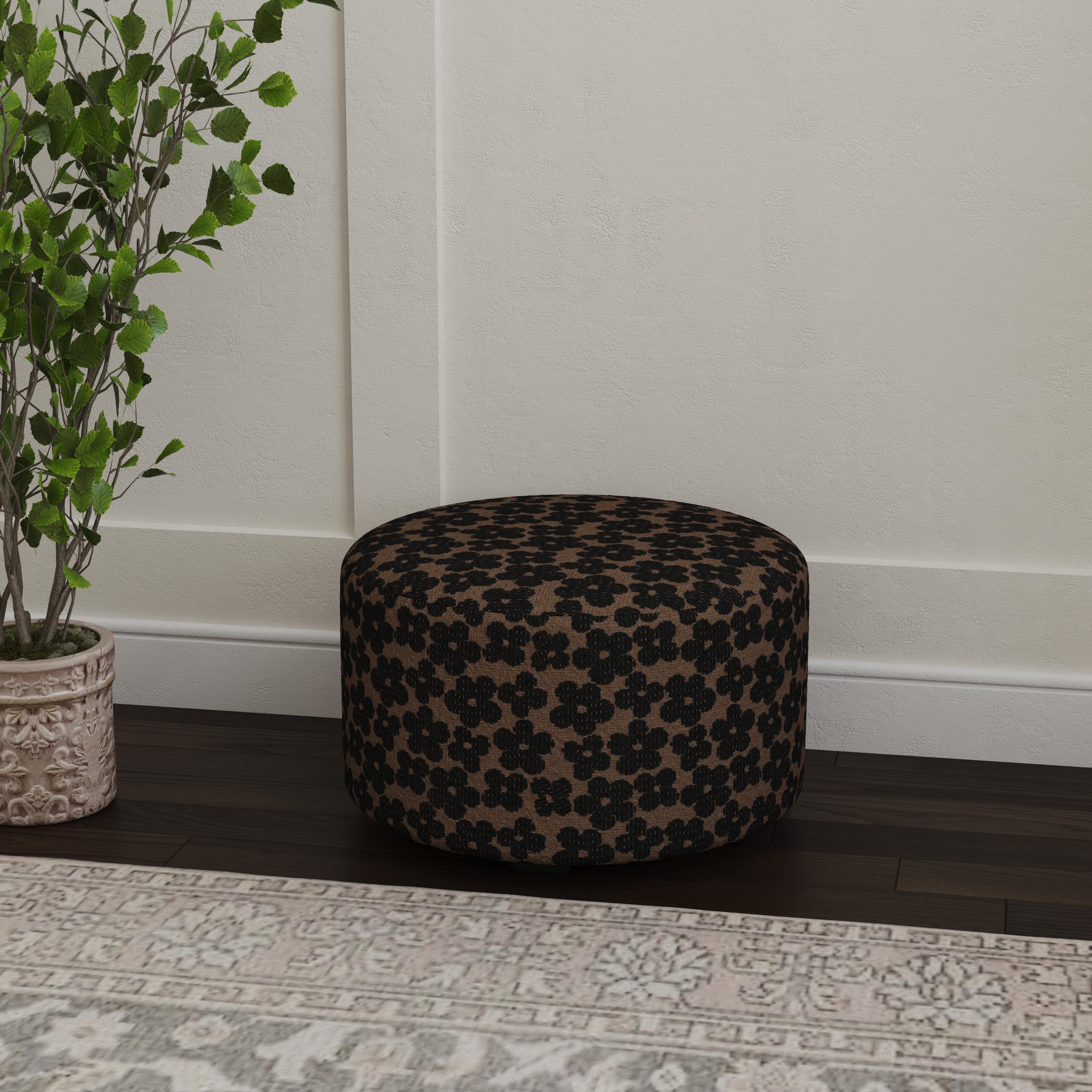 Flexsteel Pouf Round Cocktail Pouf