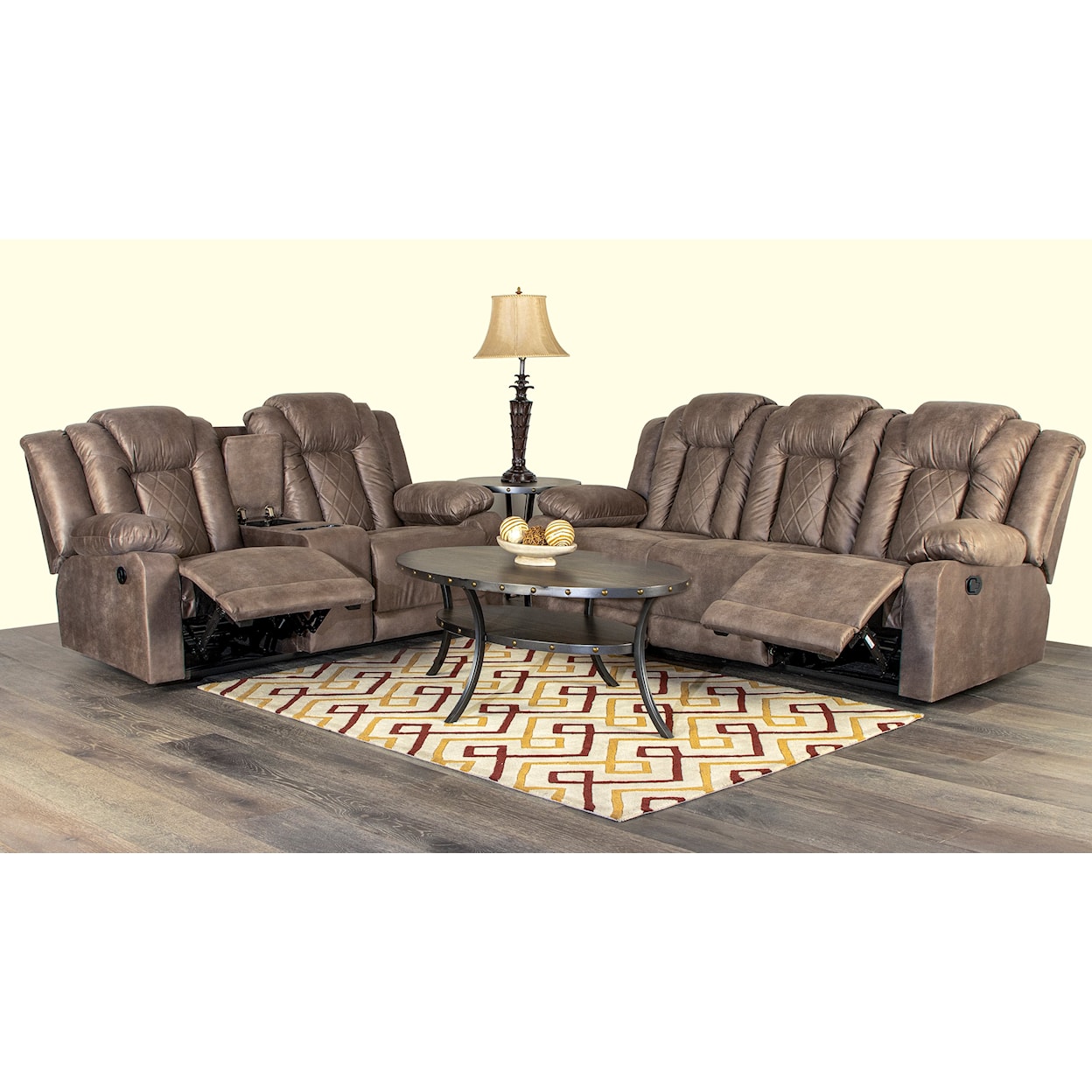 New Classic Furniture Shasta Sofa and Loveseat Set