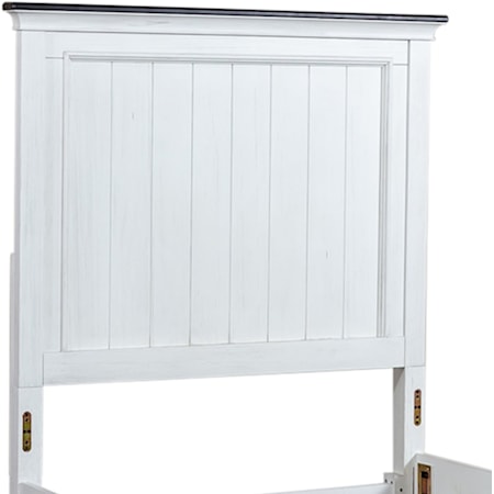 Cottage Twin Panel Headboard with Bead Molding