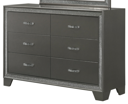 Glam 6-Drawer Dresser