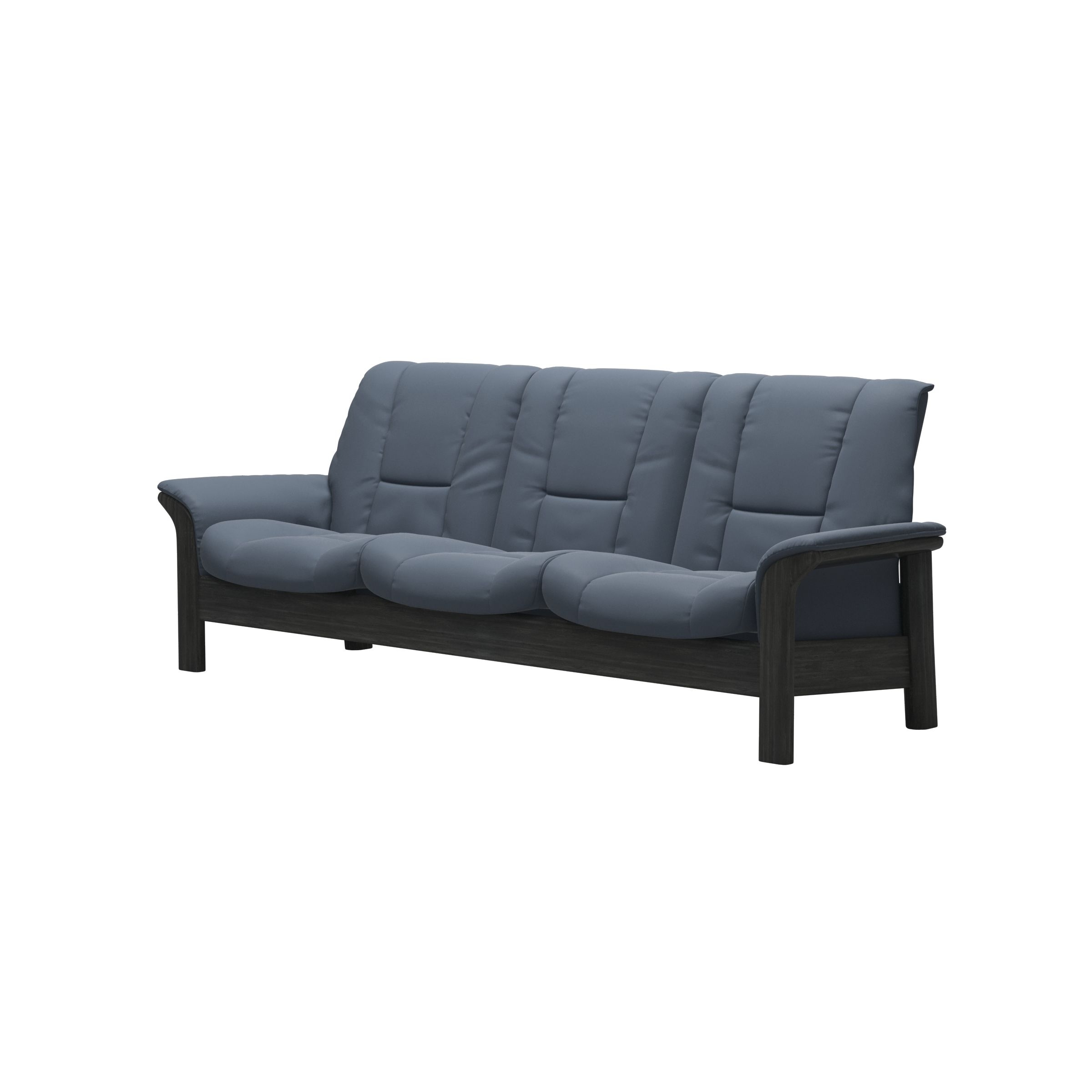 Low-Back 3-Seater Reclining Sofa
