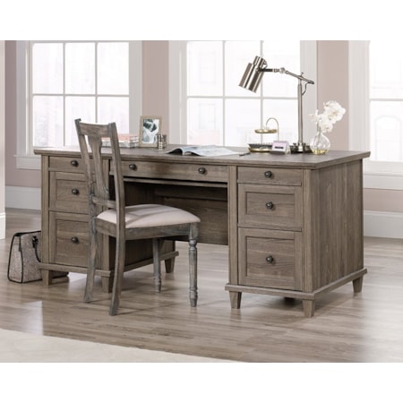 7-Drawer Executive Desk