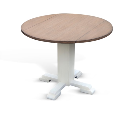 Drop Leaf Round Table