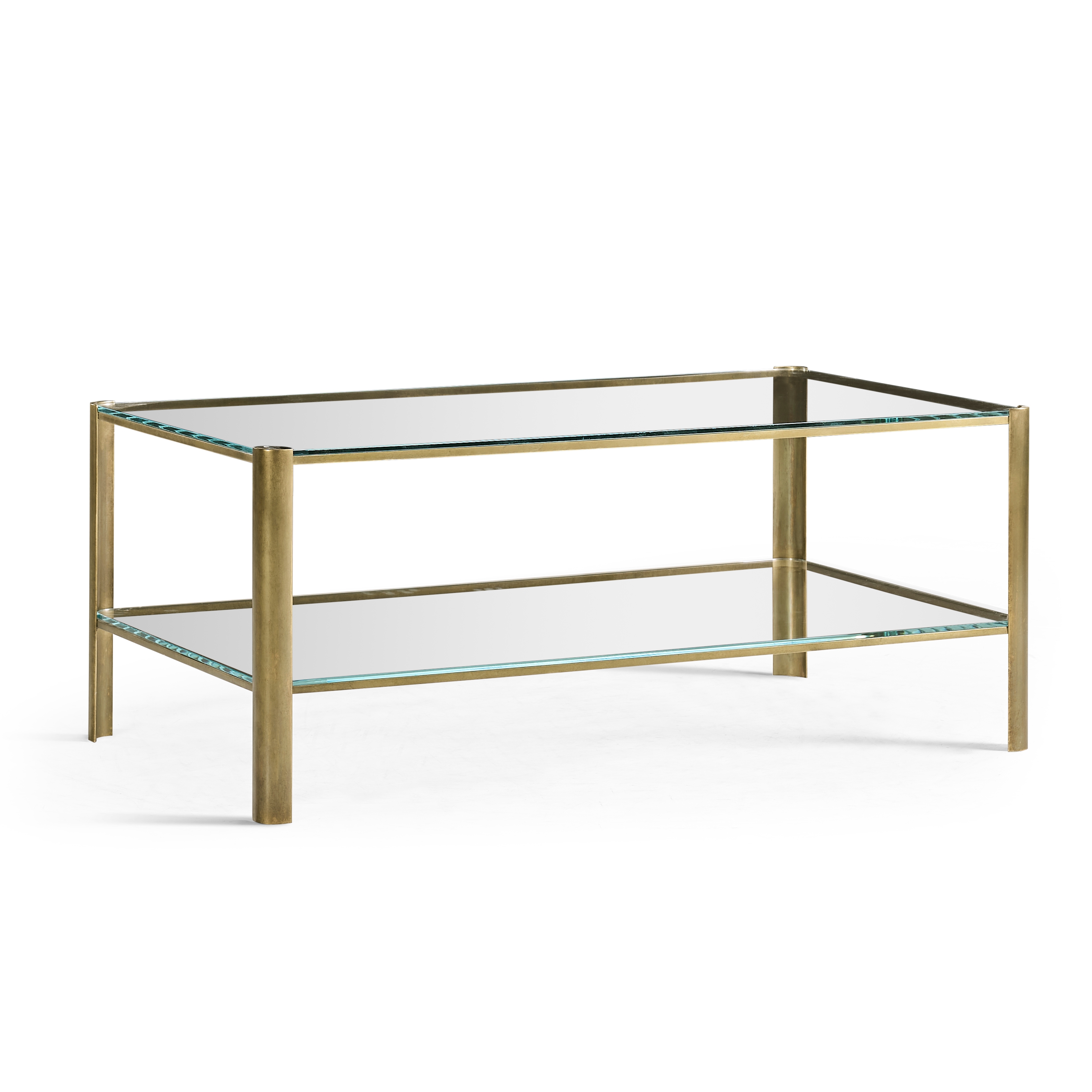 Cosmo Antique Brass Cocktail Table