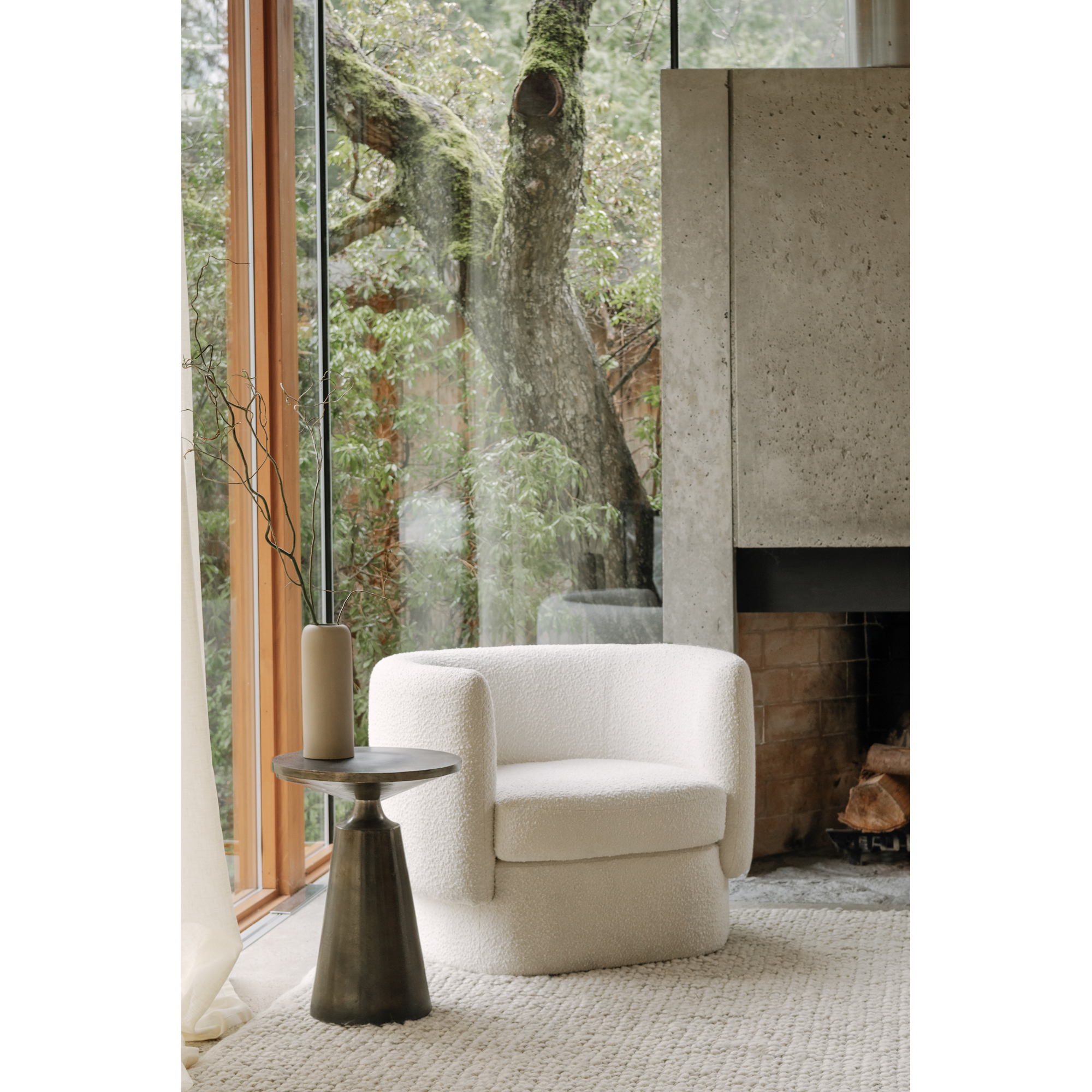 Moe's Home Collection Koba Koba Chair Maya White