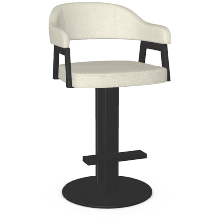 Upholstered Counter Height Swivel Stool