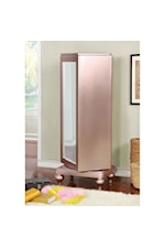 Furniture of America Ariston Transitional Dresser Mirror with Rose Gold Finish