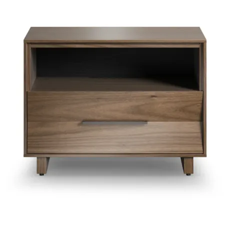 28" Single-Drawer Nightstand w/Sliding Top