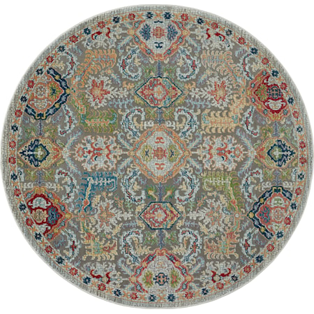 4' x Round  Rug