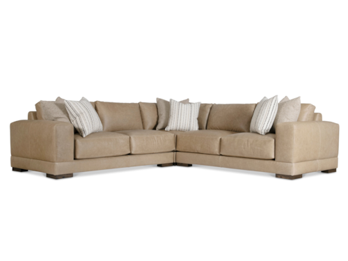 Contemporary Lars Leather Sectional