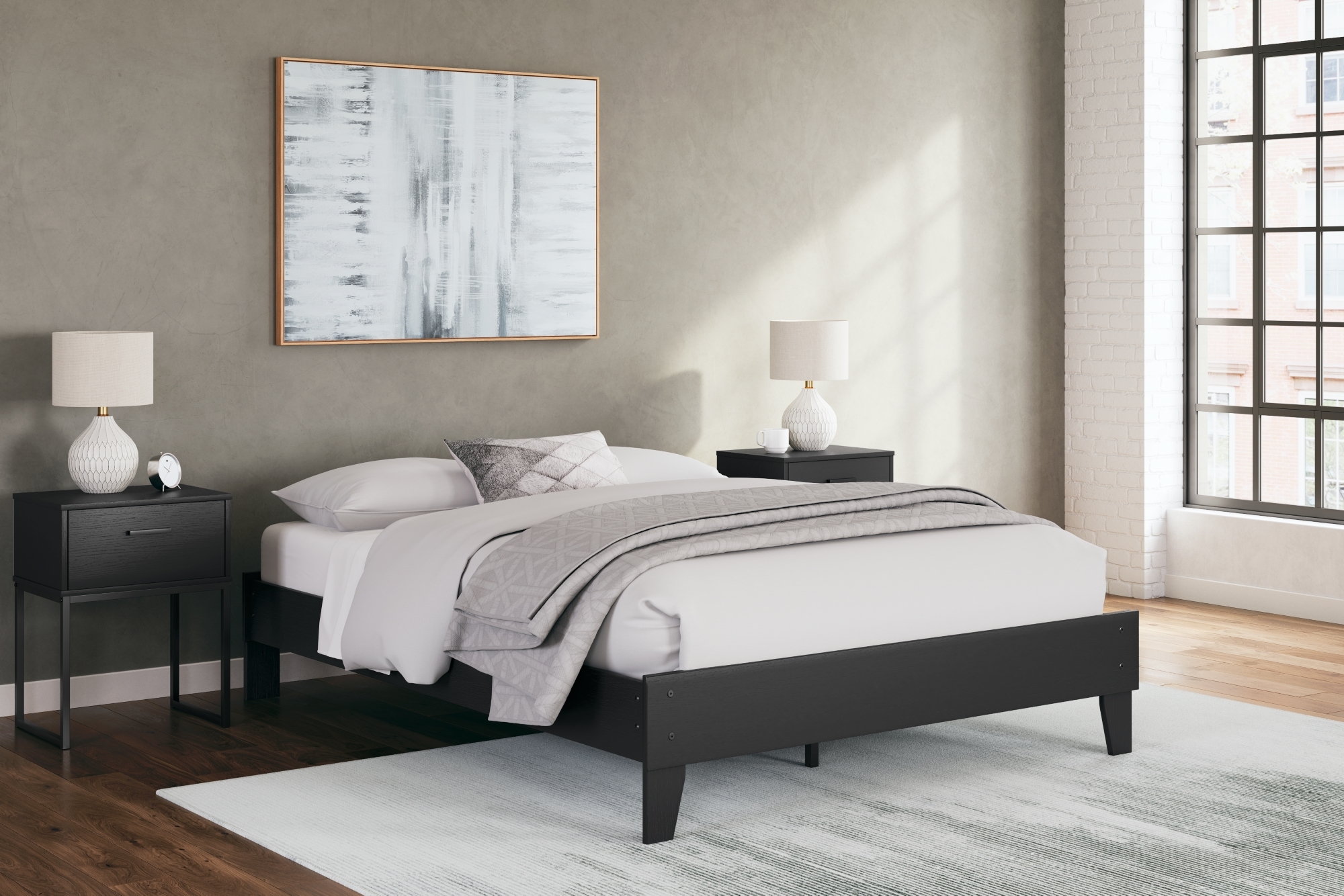 Queen Platform Bed