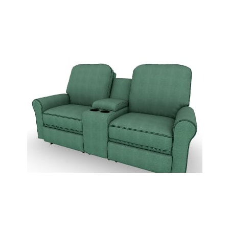 Manual Reclining Space Saver Loveseat