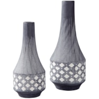 Dornitilla Black/White Vase Set