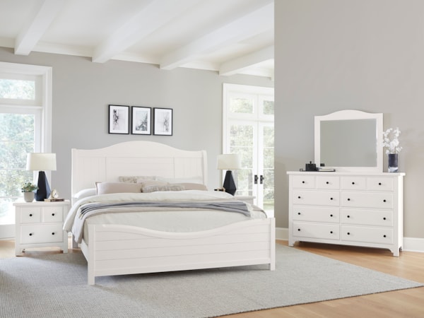 4-Piece Queen Sleigh Bedroom Set