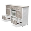 Sea Winds Trading Company Islamorada Bedroom Collection Sideboard with Wine Rack