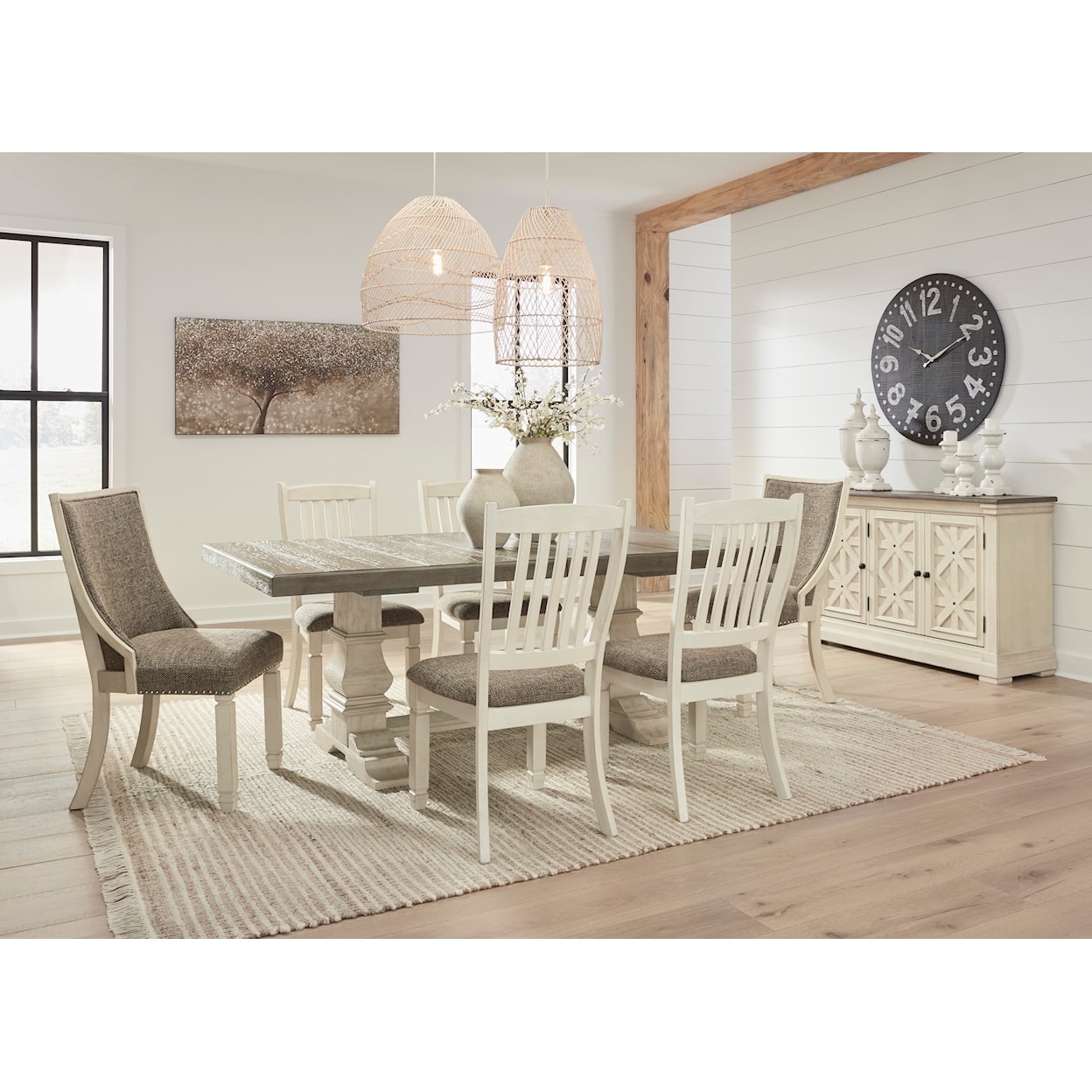 Signature Design by Ashley Bolanburg Extension Dining Table