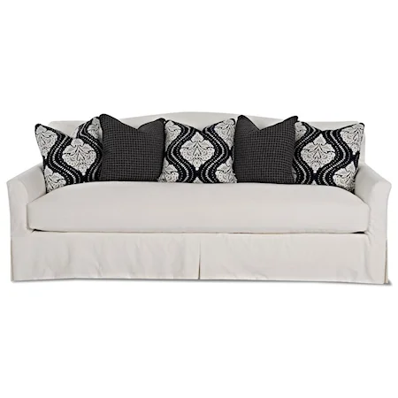 Slipcover Sofa with Bench Seat