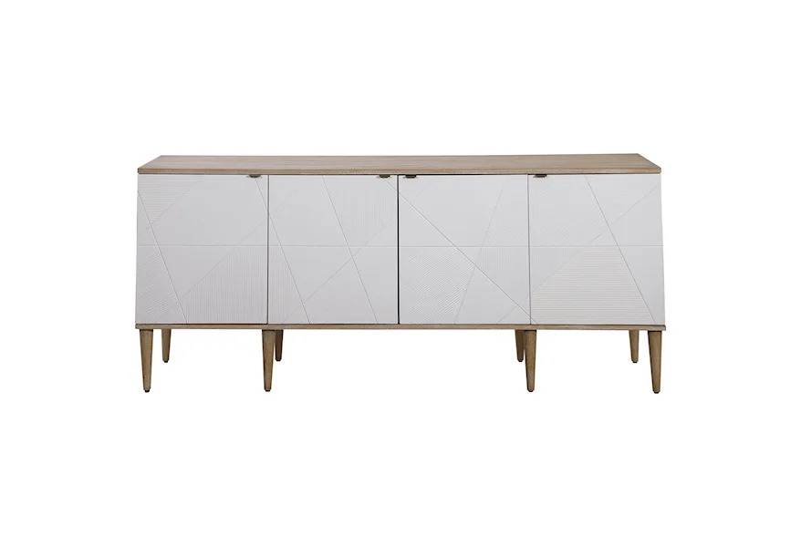 Accent Furniture - Chests Tightrope 4-Door Modern Sideboard Cabinet by Uttermost at Jacksonville Furniture Mart