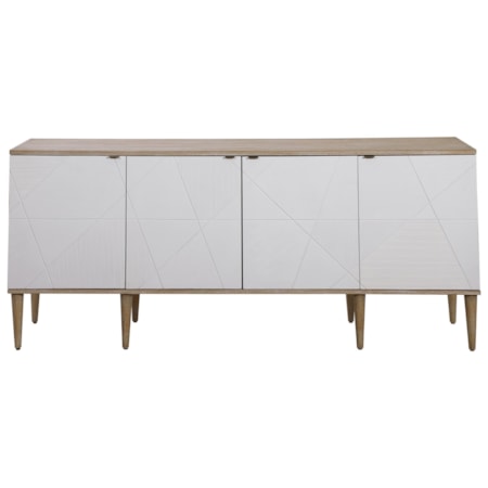 Tightrope 4-Door Modern Sideboard Cabinet