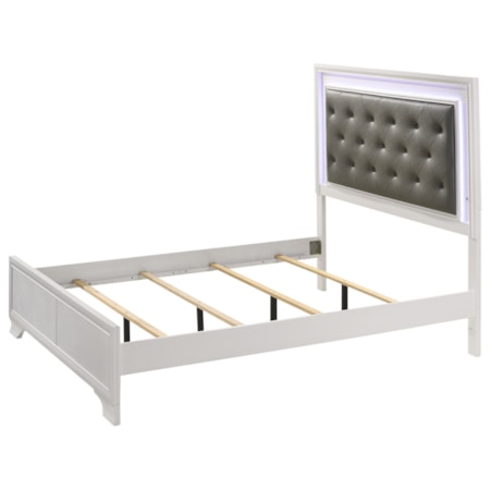 Upholstered Headboard Bed