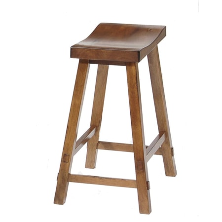 24 Inch Sawhorse Counter Height Stool