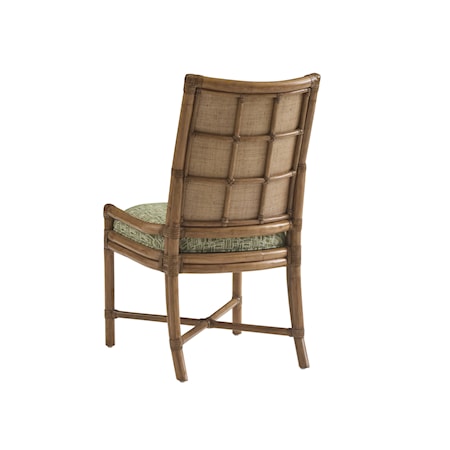 Oceanside Custom Rattan Side Chair