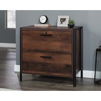 Industrial Lateral File Cabinet with Locking Top Drawer