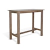 Sunny Designs Marina Magohany Wood Pub Table