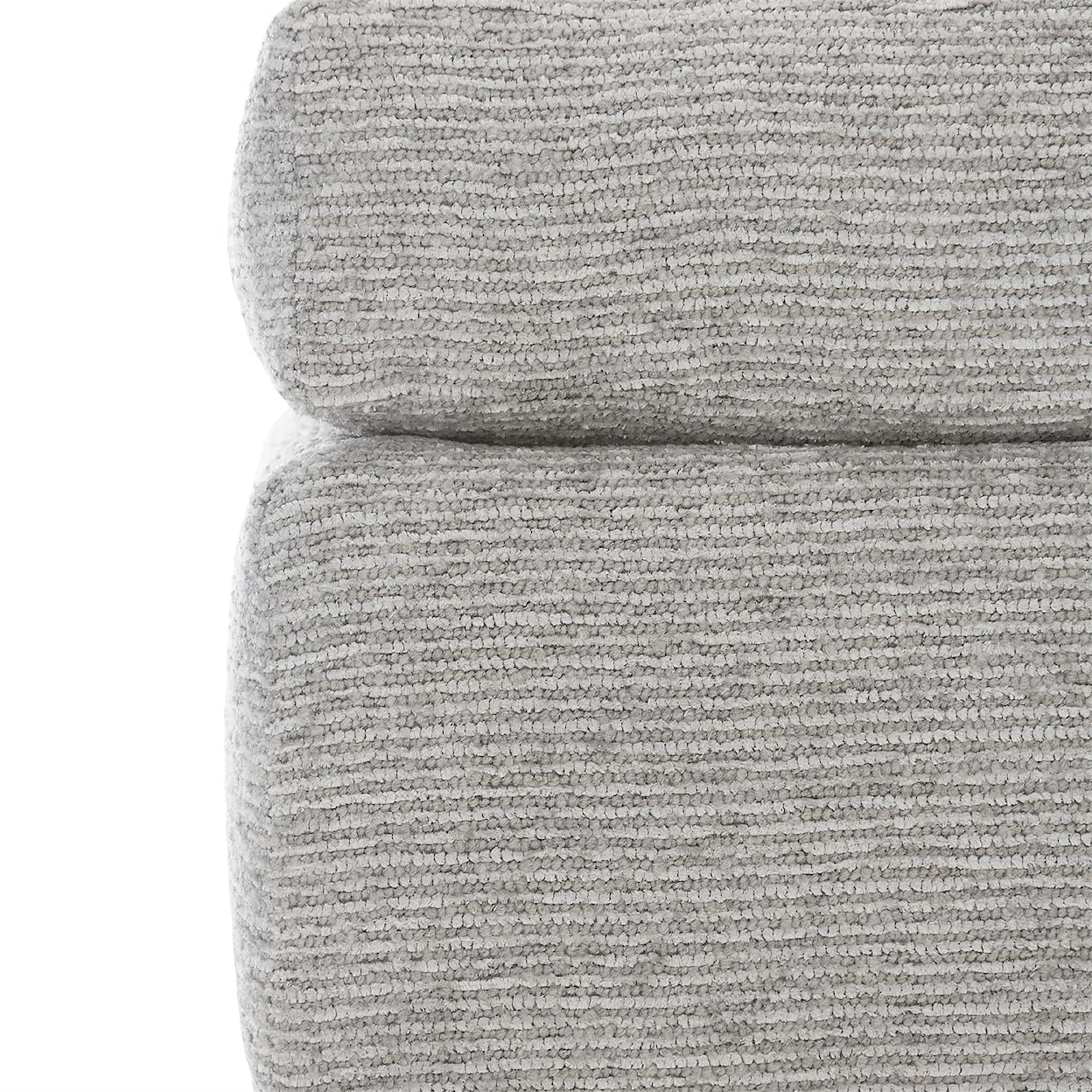 Bernhardt Plush Nest Fabric Cocktail Ottoman