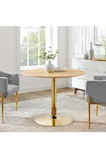 Modway Verne 28" Artificial Marble Dining Table