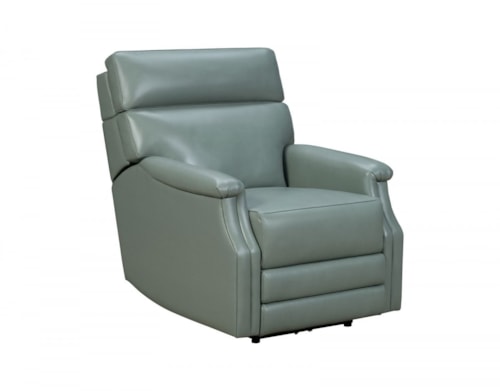 Contemporary Power Recliner with Adjustable Power Headrest