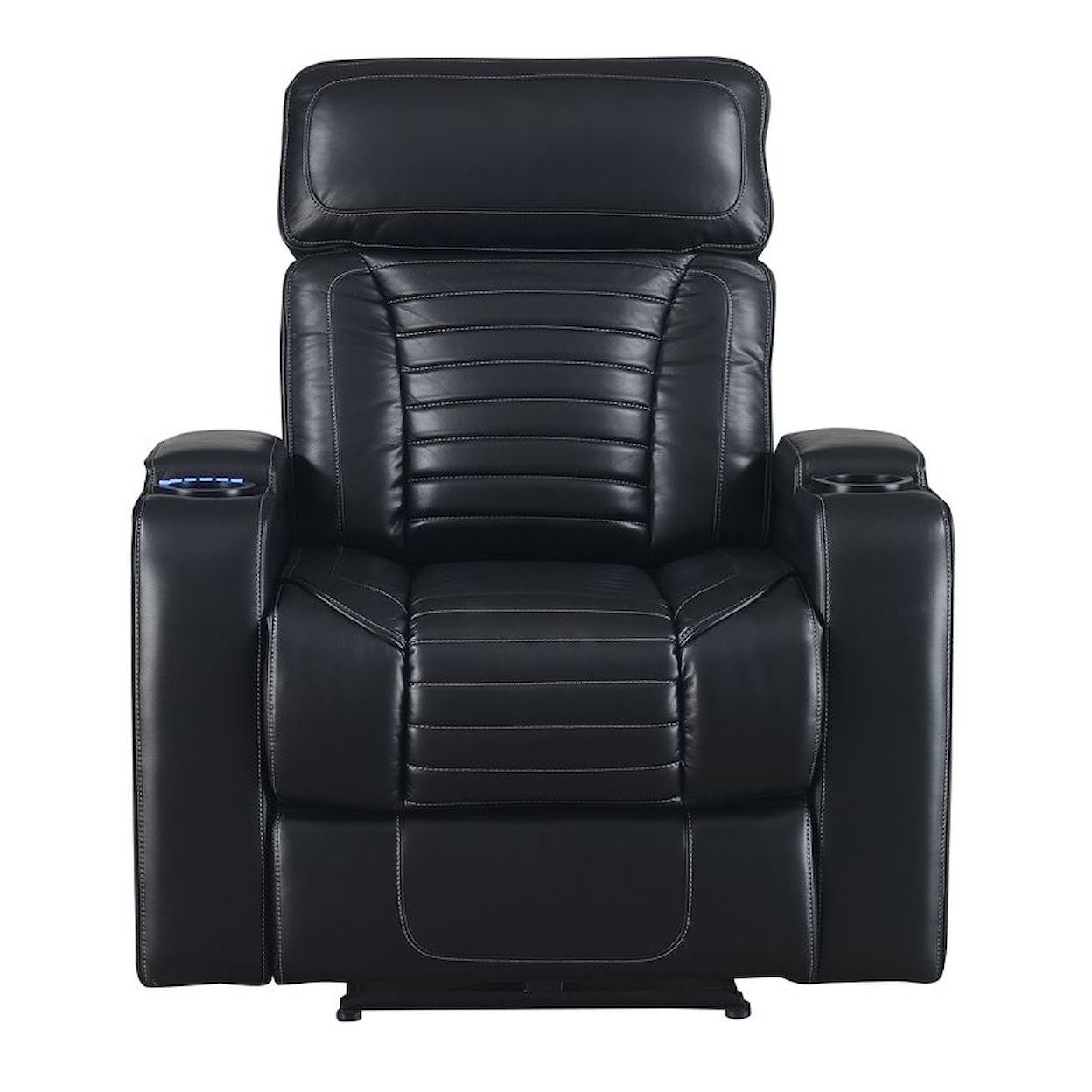 Steve Silver Lavon Dual-Power Leatherette Recliner