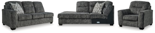 2-Piece Sectional And Oversized Chair