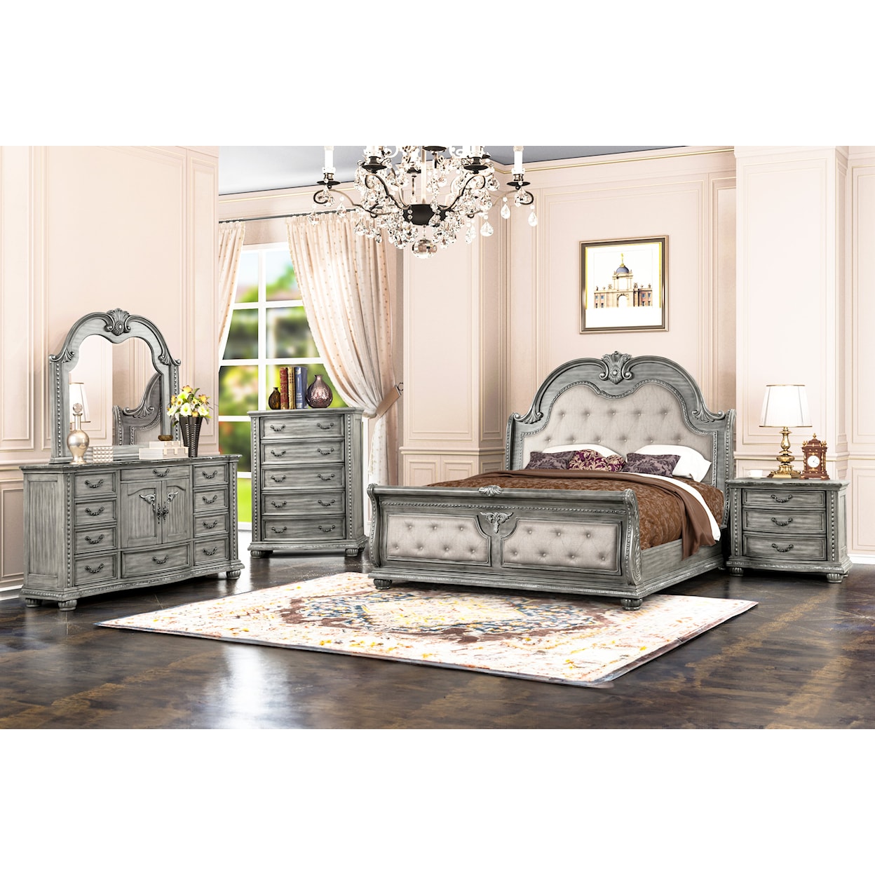 New Classic Furniture Contessa California King Bed