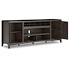 Signature Design by Ashley Furniture Montillan XL TV Stand w/Fireplace Option