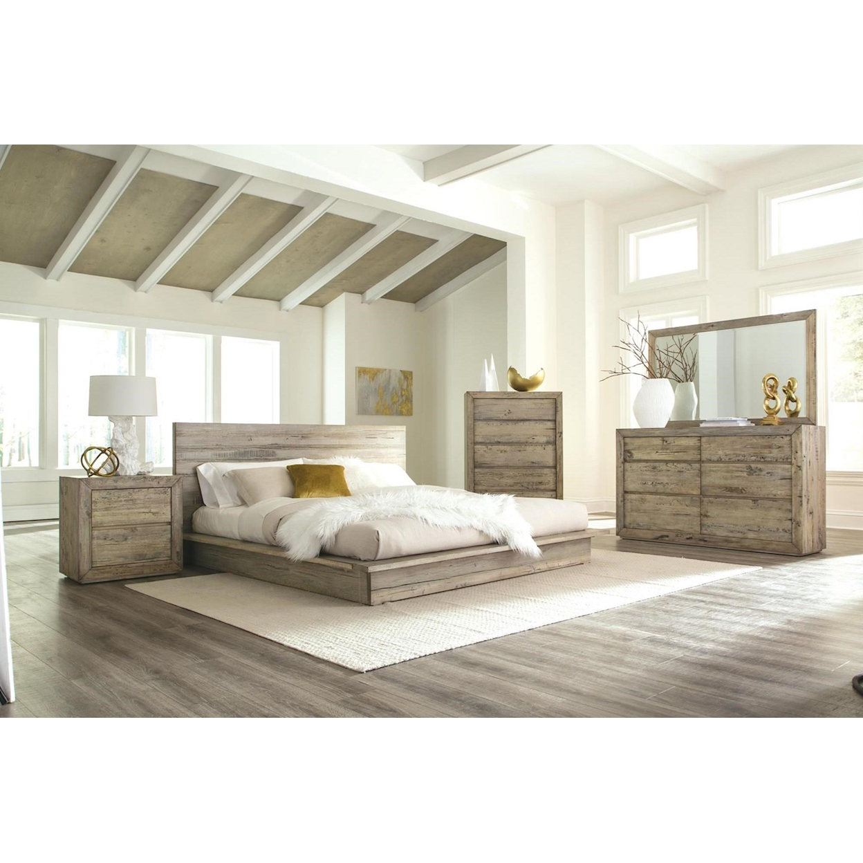 Napa Furniture Design Renewal King Low Profile Bed