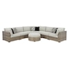 Ashley Signature Design Calworth 4-Piece Outdoor Sectional