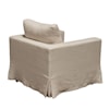 Diamond Sofa Furniture Savannah Slip-Cover Chair In Sand Natural Linen