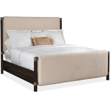 Queen Upholstered Panel Bed