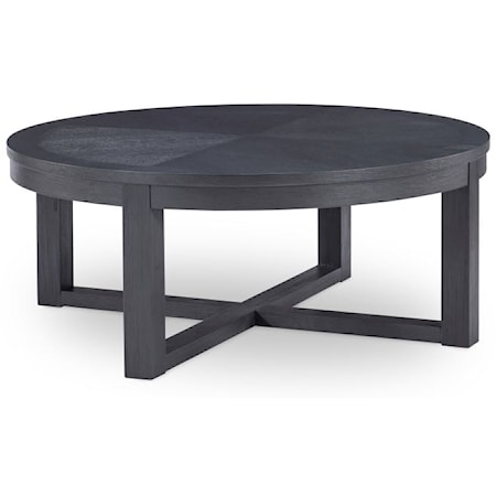 Contemporary Round Cocktail Table